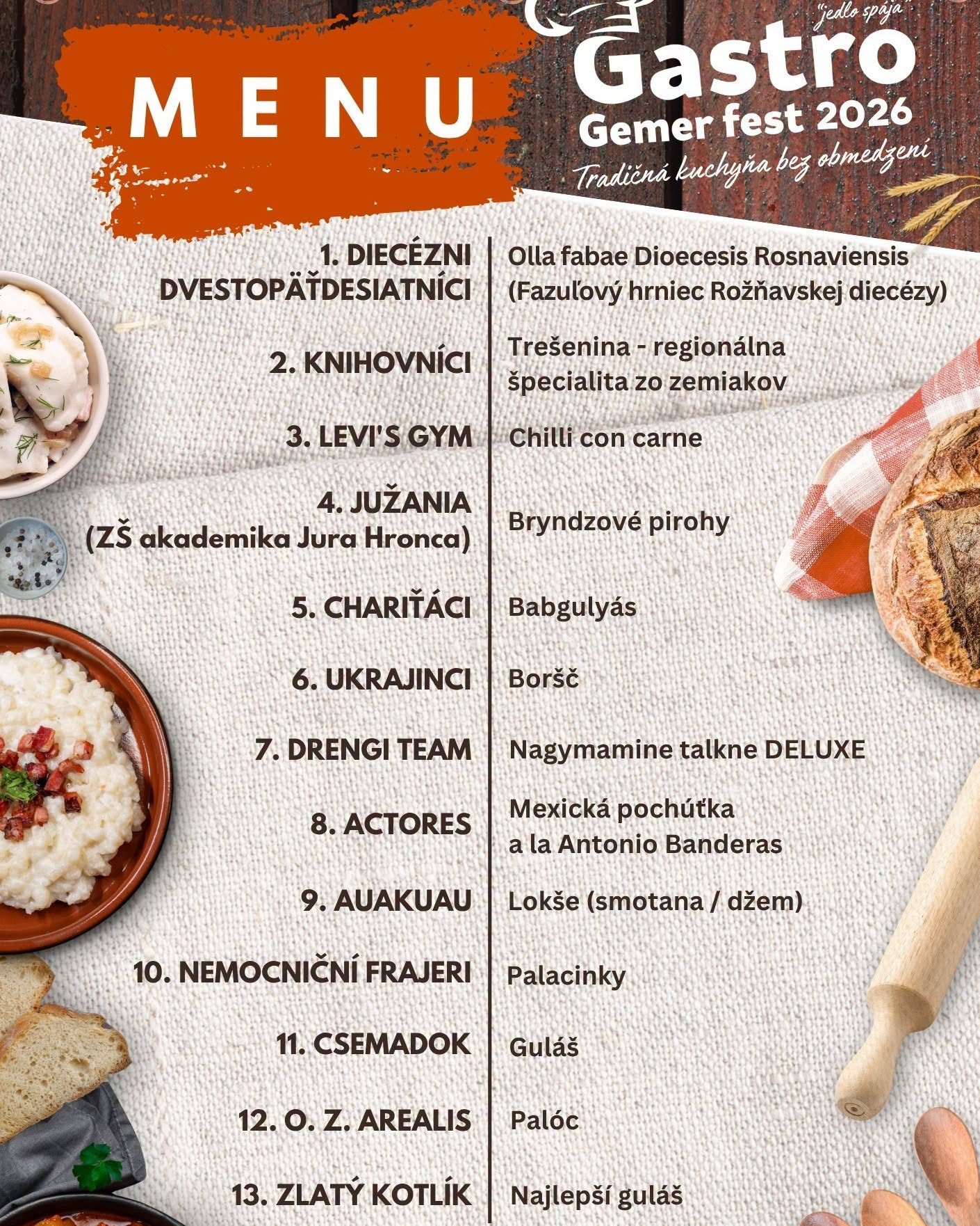 gastro gemer fest menu