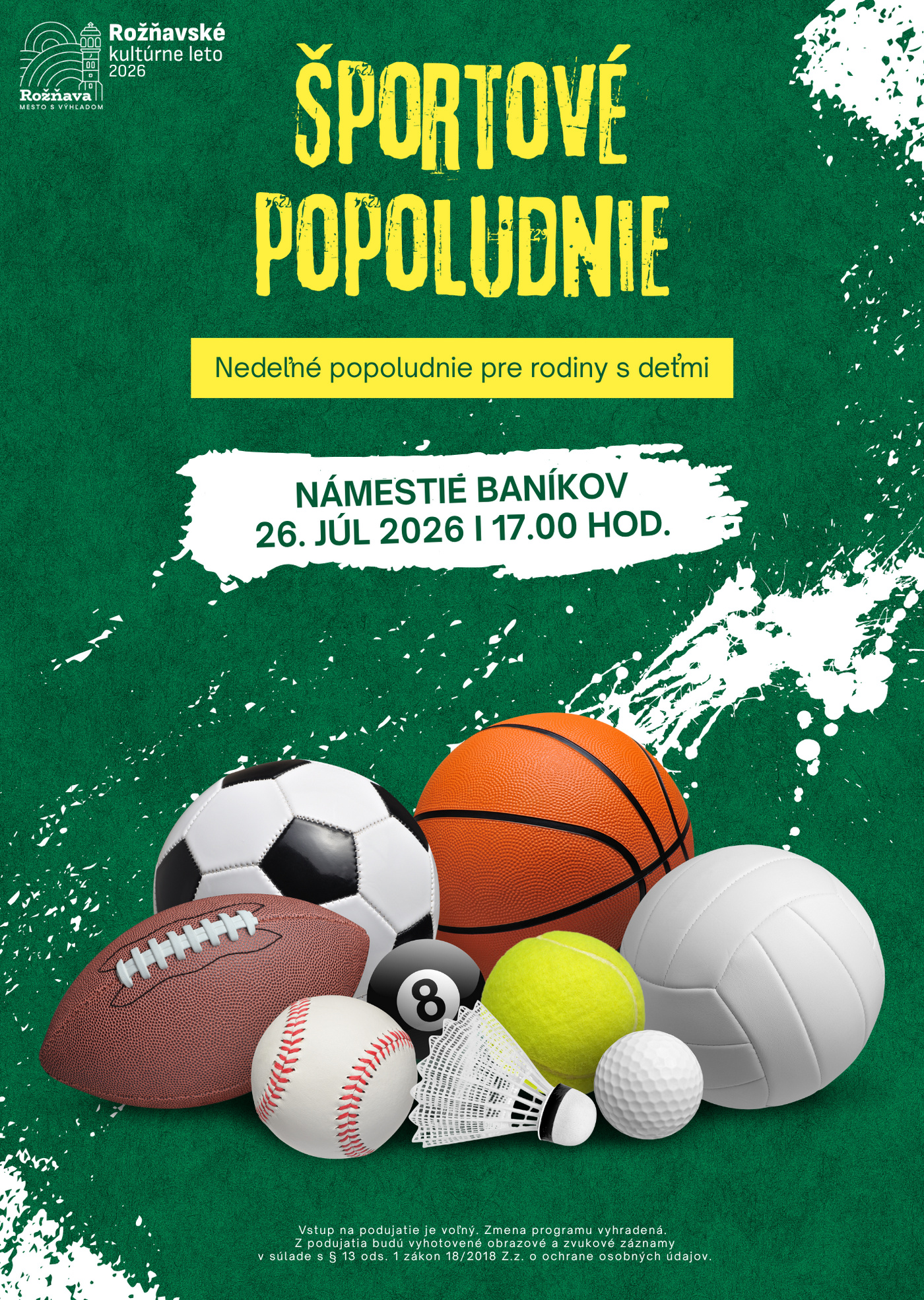 športove popoludnie 