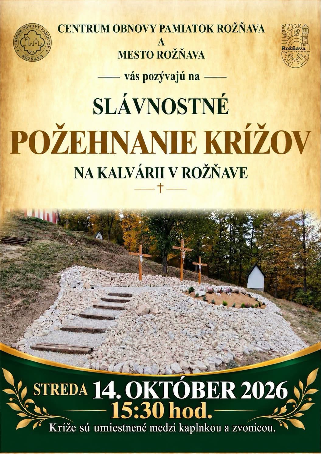 slavnostn pozehnanie krizov plagat